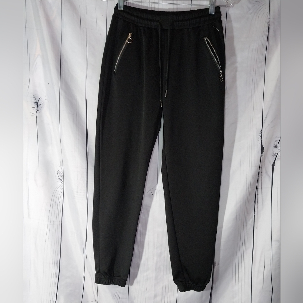 Indero Black Emo Goth Punk Y2K Grunge Joggers - Picture 1 of 8